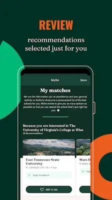 Niche College Search android App screenshot 9